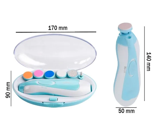 Lijadora de uñas para bebé, recortadora eléctrica, cortadora C/6, tienda de Neverdie
