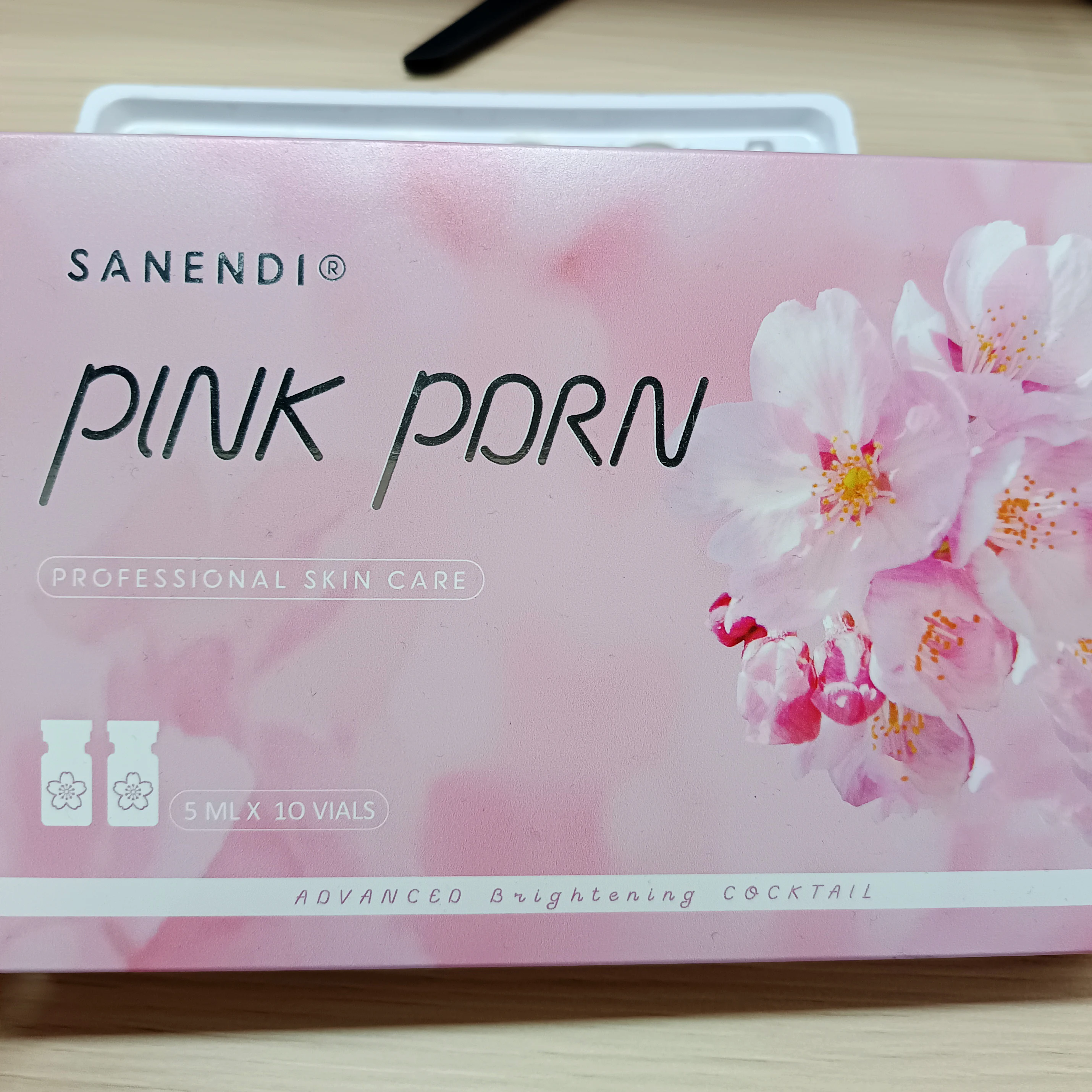 SANENDI 2026 - Sérum Rosa PDRN, Cóctel Facial, Esencia Hidratante, Solución Líquida, Cuidado de la Piel Coreano, Glow Recipe, 5ml*10 viales