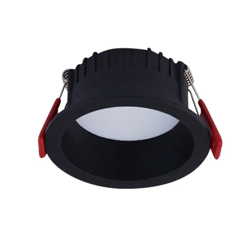 Luces empotradas Led redondas antideslumbrantes SMD2835, 7w, 10w, tamaño del orificio, 7cm, focos de lámpara de techo para iluminación interior