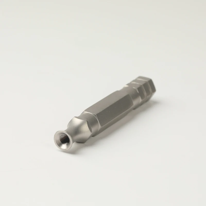 YAQI Mango de Maquinilla de Afeitar de Seguridad de Acero Inoxidable 316 Sólido de 75 mm - Material Premium para una Experiencia de Afeitado Cómoda