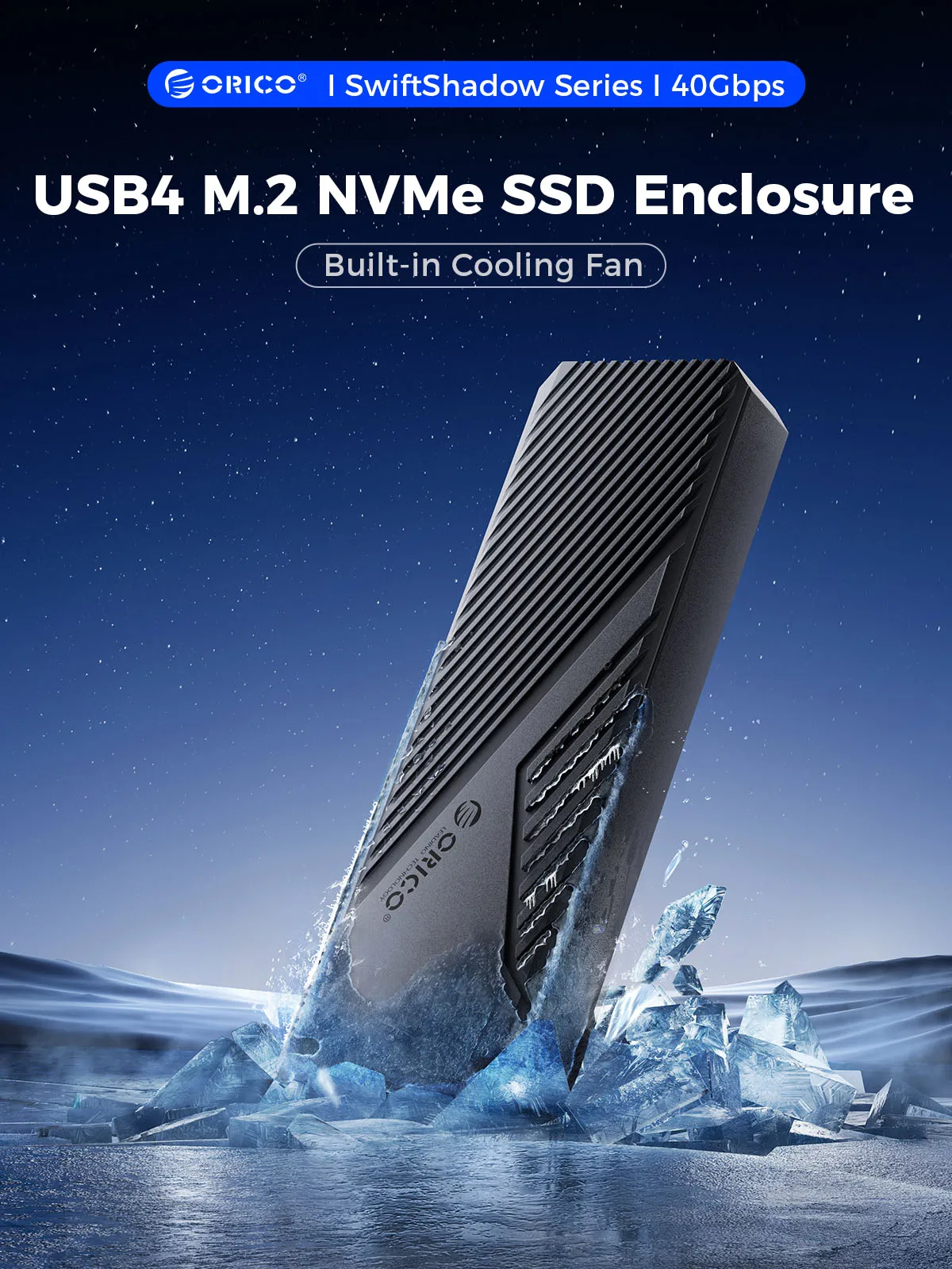 ORICO USB4 40Gbps Caja 8TB PCIe4.0 NVME (Aluminio), Thunderbolt 3/4 Compatible para mac mini iMac