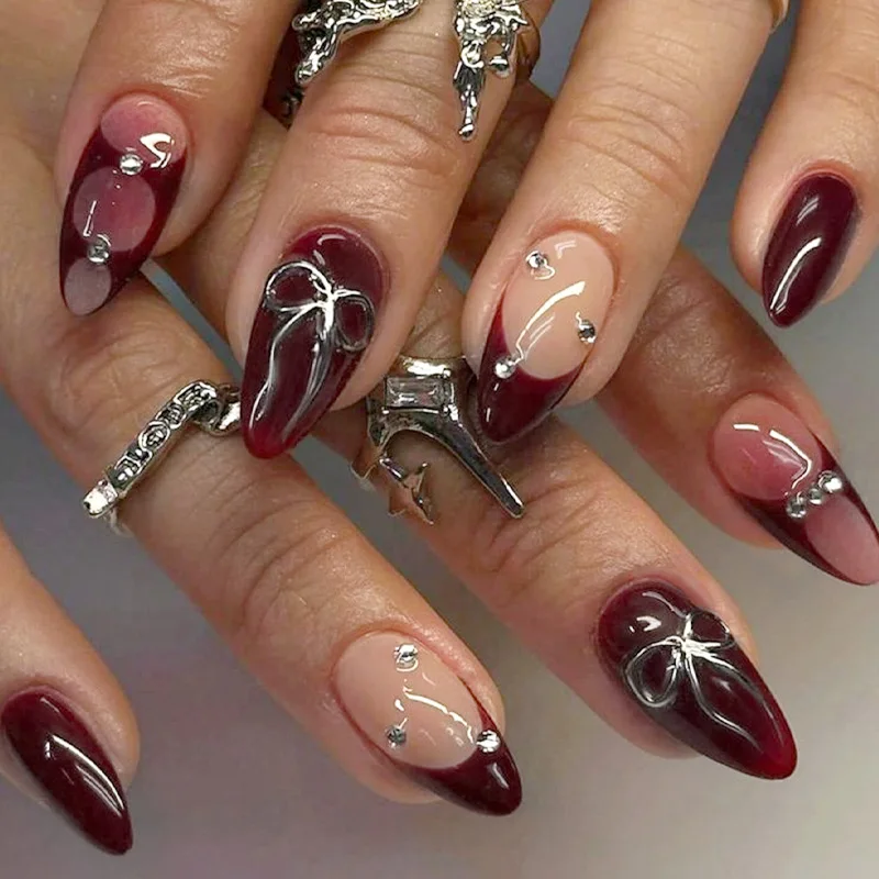 330 Uñas Postizas Acrílicas Transparentes en Forma de Almendra Pequeña – Uñas Falsas Delgadas Semi-Mate de Cobertura Completa, Sin Necesidad de Pulir, Extensión Sin Costuras para