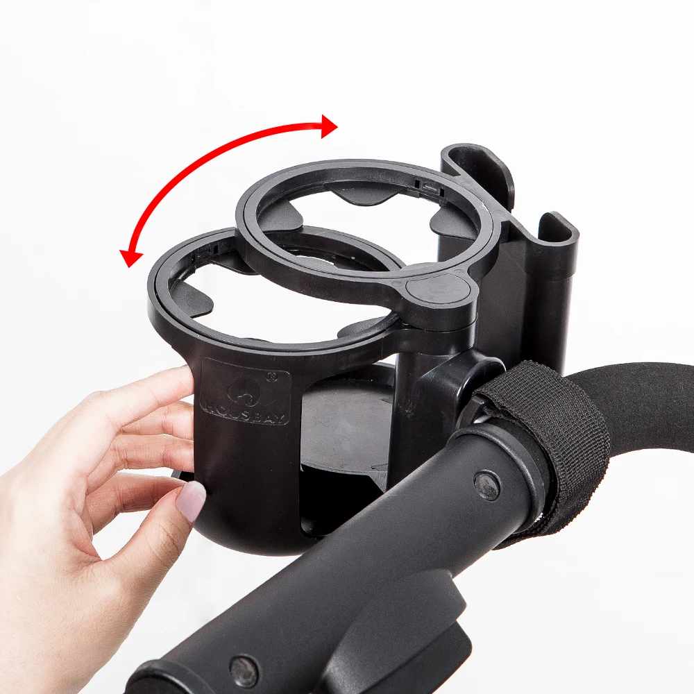 Portavasos para cochecito, soporte para teléfono, botella de leche, portavasos para bebidas, conversión de 2 tazas para cochecito de bebé Universal, accesorios para cochecito de bebé