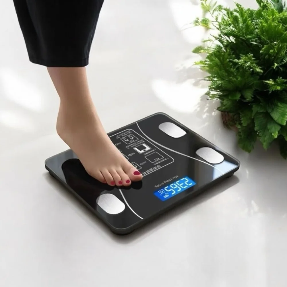 Los personas de peso balanza Bluetooth 180kg con la aplicación completa de monitoreo de la composición corporal