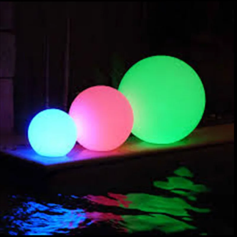 Bola flotante Solar, luz para piscina, lámpara de globo impermeable para césped, decoración para fiesta en casa y jardín, bola de luces flotantes solares