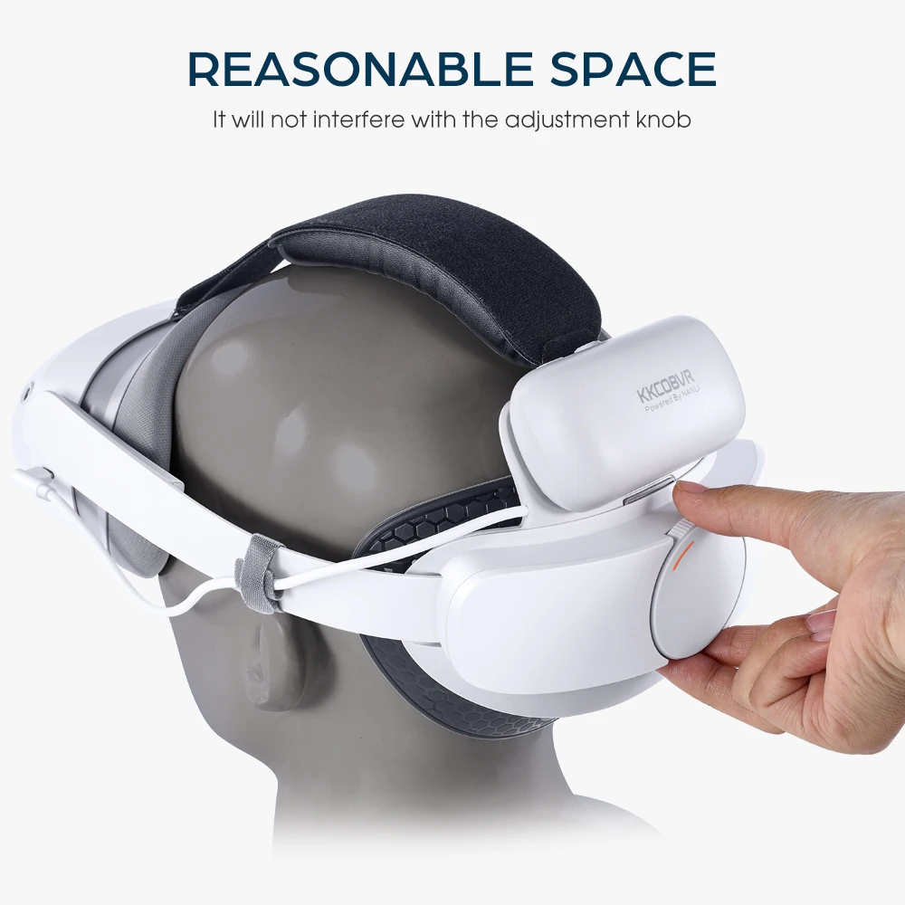KKCOBVR P4 es adecuado para Pico 4/Pico4 Pro soporte de carga de accesorios VR exclusivo con batería de absorción magnética de 10000mAh