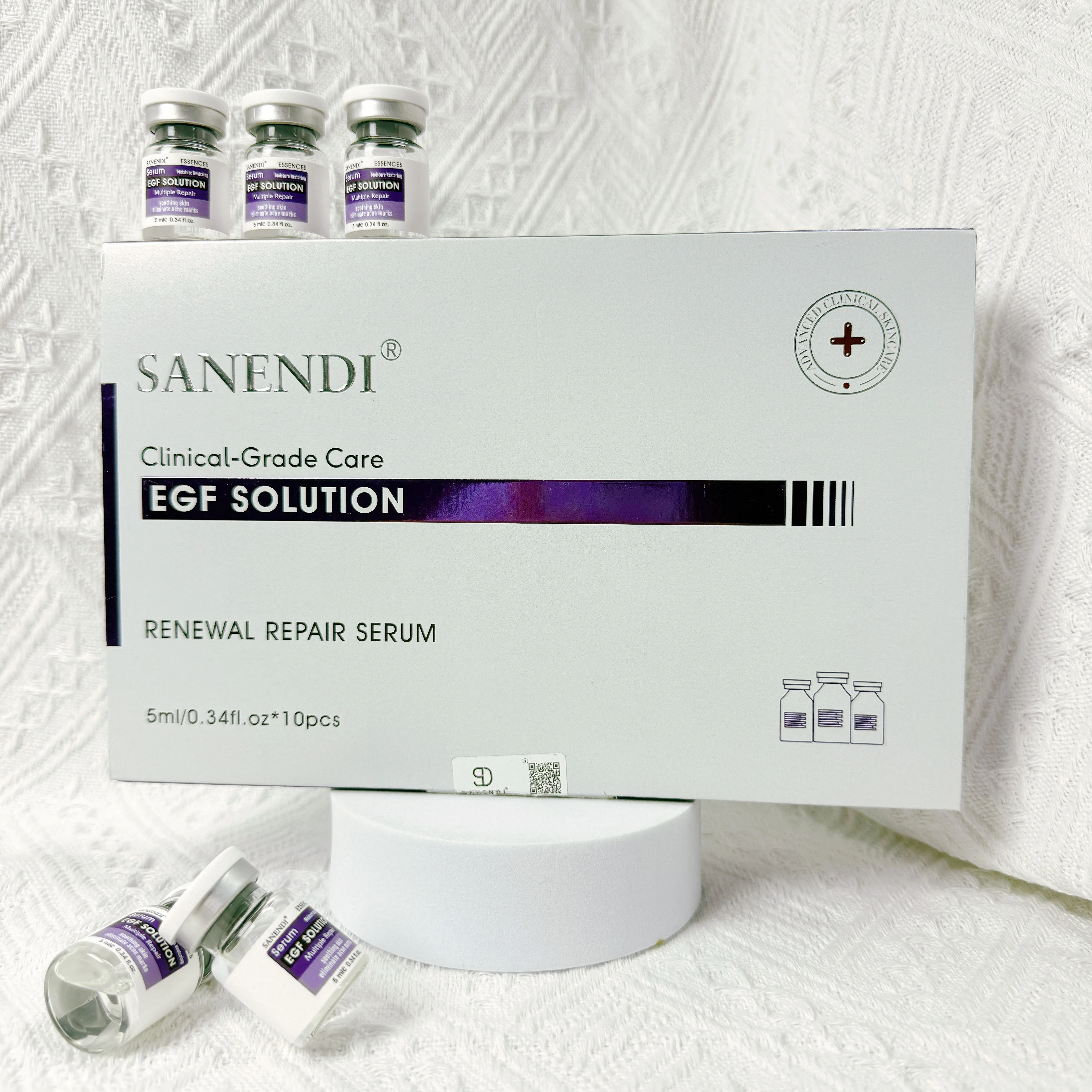 Producto coreano para el cuidado de la piel, serie Sanendi AQUA, esencia VC, juego de cuidado Facial hidratante y nutritivo calmante, 5ml x 10
