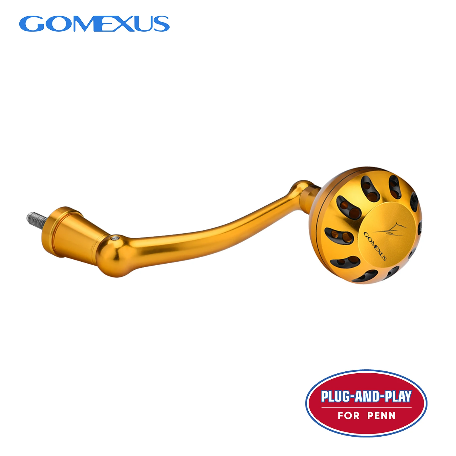 Carrete de Pesca Giratorio Gomexus Penn Handle Spinfisher Battle Slammer Fierce Conflict Pursuit 65-98mm