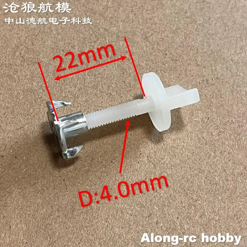 10 tornillos de nailon de 4mm o 5mm o 6mm para modelos de aviones, bricolaje, aviones RC, piezas de aviones a gasolina
