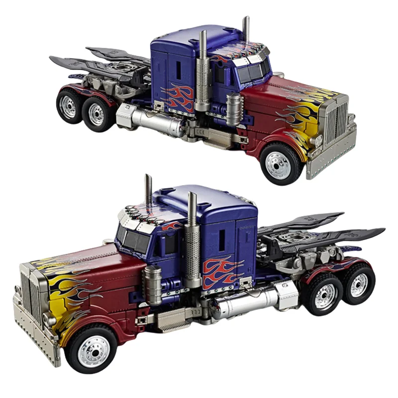 Juguetes de Robots Transformables de 30CM, Figura de Robot Optimus Commander de Aleación, Modelo de Regalo