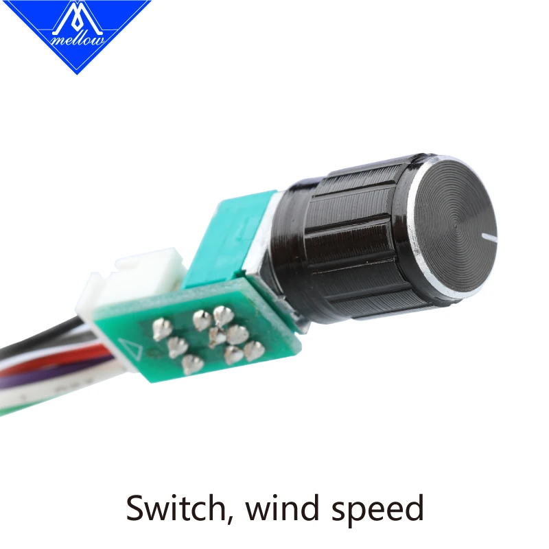 Mellow-soplador de aire centrífugo sin escobillas, 24V, DC WS7040 7040, 6.5kpa, para impresora 3D VzBoT HevORT