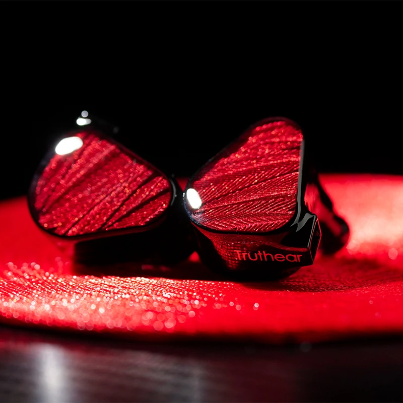 TRUTHEAR X Crinacle ZERO:RED Auriculares intrauditivos con controladores dinámicos duales y cable de 0,78 mm con 2 pines