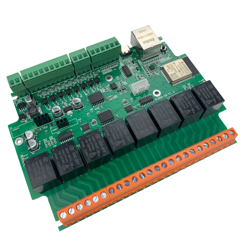 KC868-A8 relé Ethernet ESP32, placa de desarrollo, interruptor Wifi, Tasmota, asistente para el hogar, bricolaje