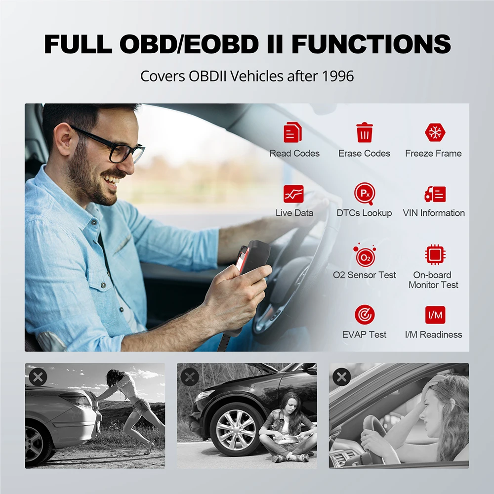 THINKCAR-THINKSCAN PLUS S4 S7 ABS SRS ECM System herramientas de diagnóstico de coche OBD2, escáner automático OBD 2, lector de código Coder, actualización gratuita