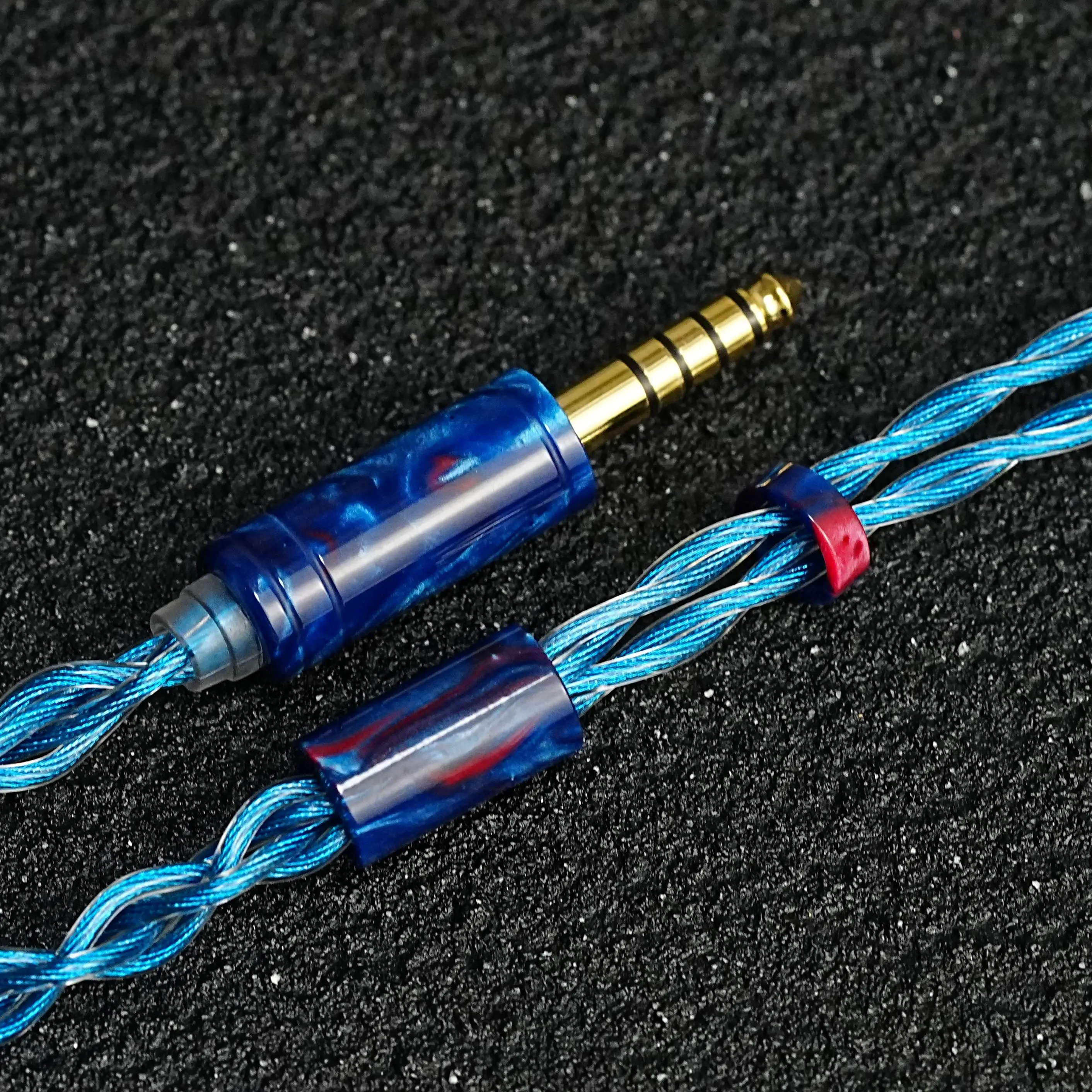 XINHS 4Core 7NOCC híbrido grafeno Litz estructura auricular Cable de actualización IE900 2PIN MMCX QDC para Rinko Yume 2 S12 Pro MK4