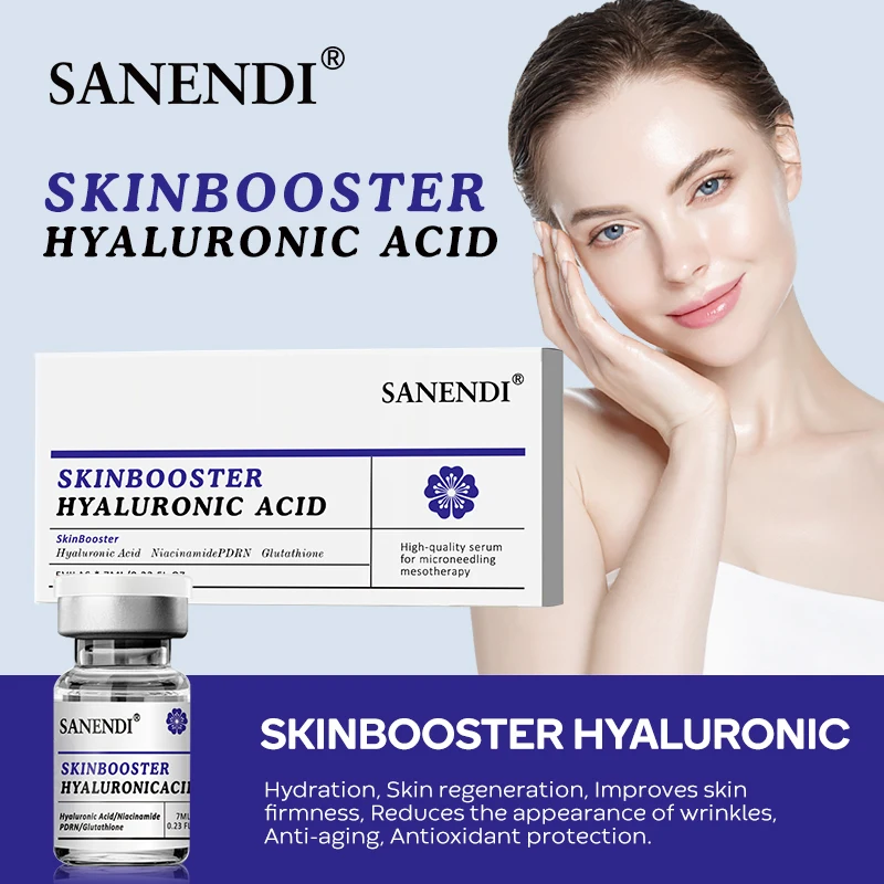 Sanendi SKIN BOOSTER Ácido HialURÓNICO Solución de problemas de la piel facial Hidratación Hidratación Solución de proteínas coreanas para el cuidado de la piel