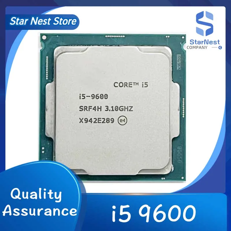 Procesador de cpu Core i5 9600 3,1 GHz, 6 núcleos, 6 hilos, LGA 1151