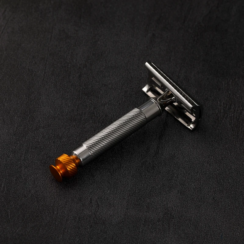 Maquinilla de afeitar de seguridad Yaqi Slant 37 de acero inoxidable