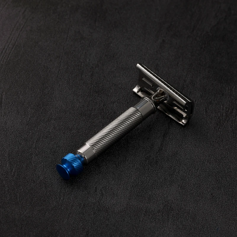 Maquinilla de afeitar de seguridad Yaqi Slant 37 de acero inoxidable