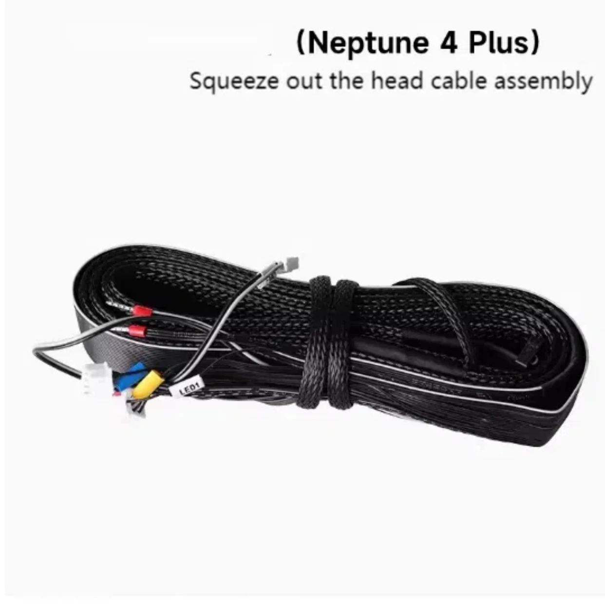Para Elegoo Neptune 3 4 Cables extrusora Kit de montaje de Cables de extensión para ELEGOO Neptune 4 Pro Max Plus piezas de impresora 3D