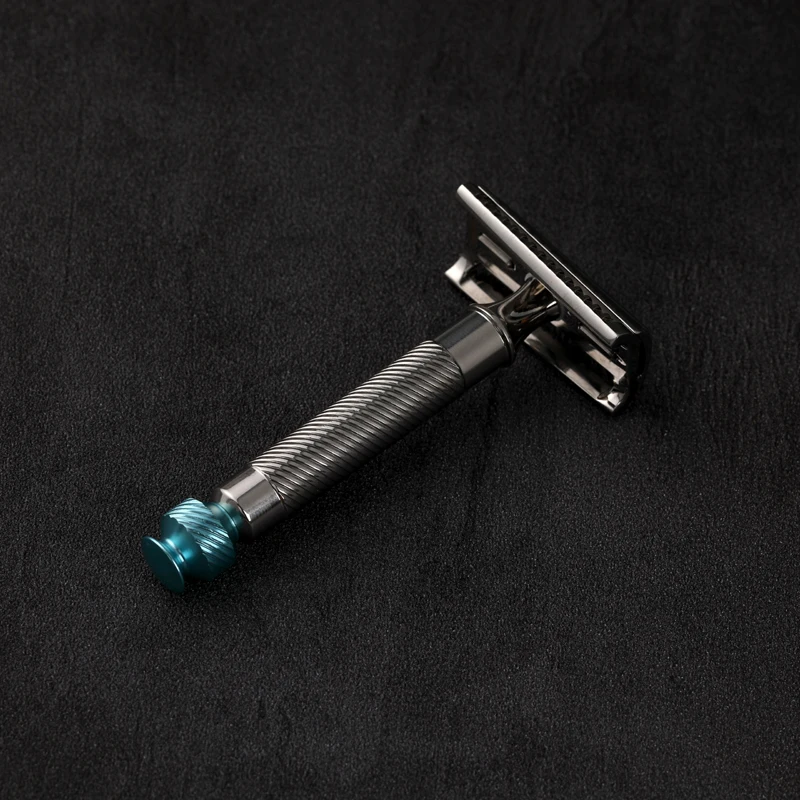 Maquinilla de afeitar de seguridad Yaqi Slant 37 de acero inoxidable