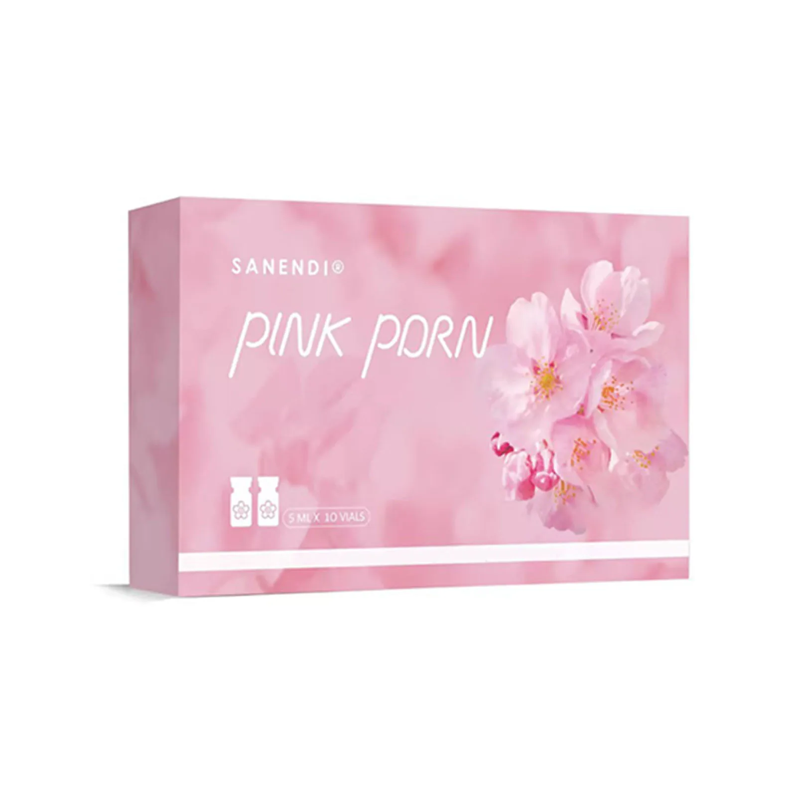 SANENDI 2026 - Sérum Rosa PDRN, Cóctel Facial, Esencia Hidratante, Solución Líquida, Cuidado de la Piel Coreano, Glow Recipe, 5ml*10 viales
