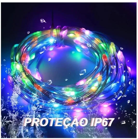Flashes LED Ribbon RGB 10M con control de voz y aplicación Bluetooth USB Decoración navideña-Neverdie Store