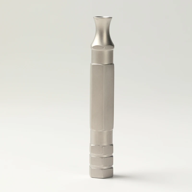 YAQI Mango de Maquinilla de Afeitar de Seguridad de Acero Inoxidable 316 Sólido de 75 mm - Material Premium para una Experiencia de Afeitado Cómoda