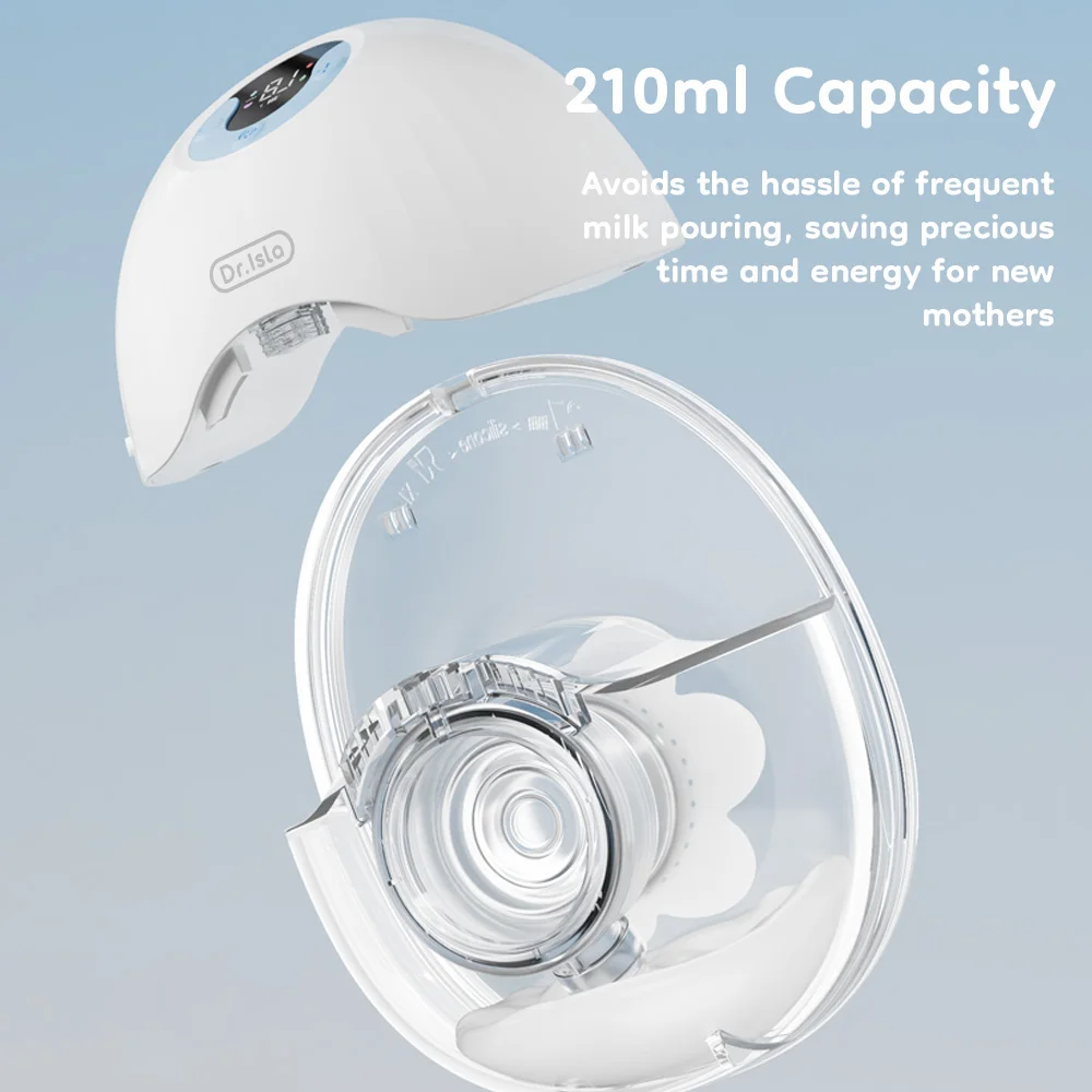 MAMIJOY 2 uds extractor de leche portátil 4 modos y 36 niveles extractores de leche eléctricos portátiles cómodo colector de leche manos libres bajo Niose