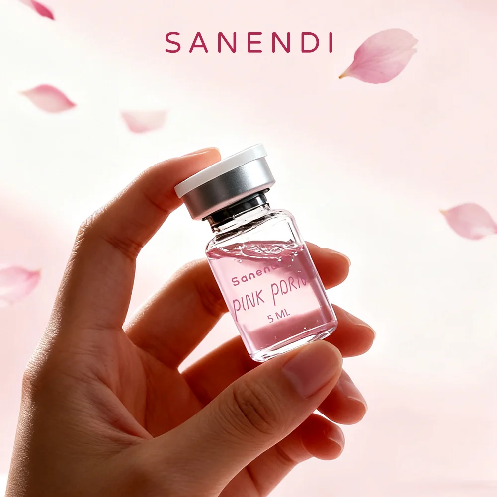 Sanendi NAD+ Pink PDRN, Sérum Facial con Ácido Hialurónico, Esencia Facial con Vitamina Cobre, Péptidos de Colágeno, Set de Cuidado de la Piel Coreano