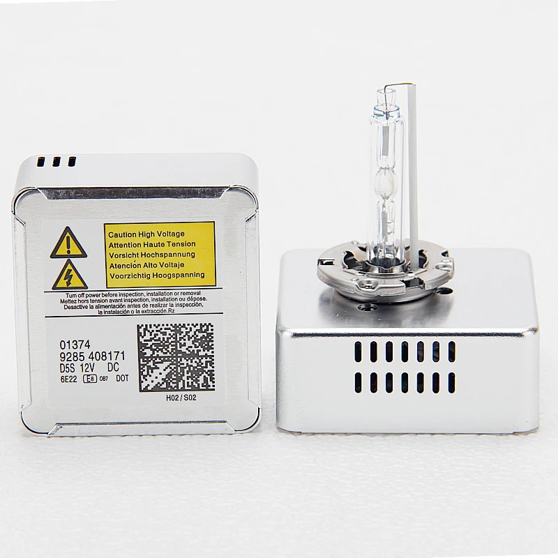 2 uds 25w D5S 4300K 5500K 6000K 8000K luz HID faro de xenón lámpara OEM bombillas D5S