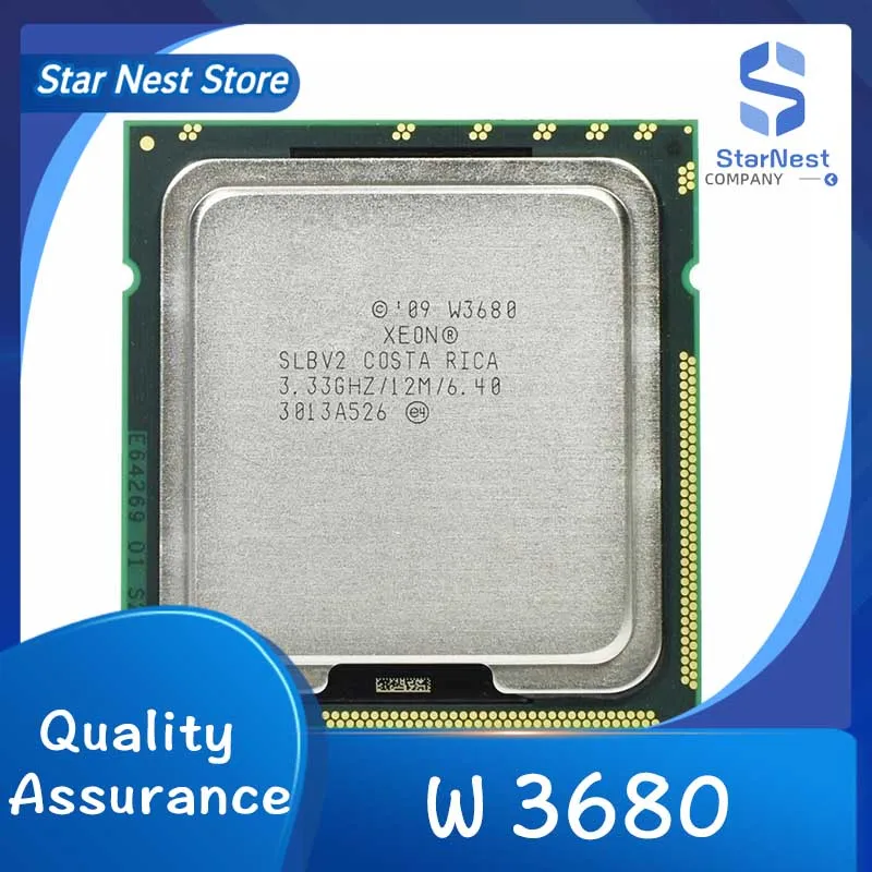 Procesador de CPU Xeon W3680 3,33 GHz LGA 1366 de seis núcleos