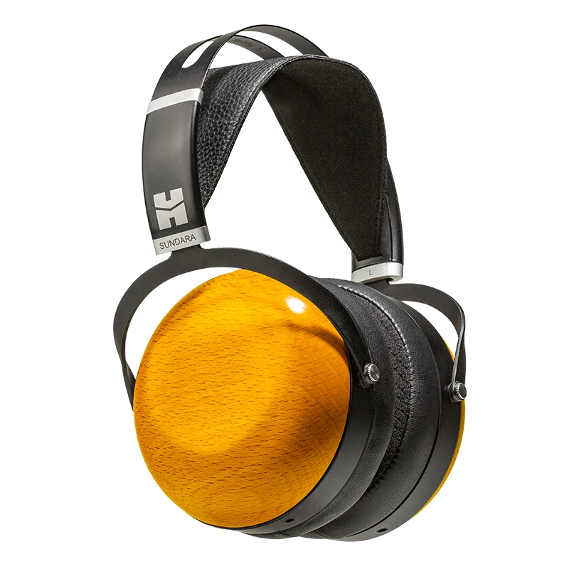 Auriculares Hi-Fi con cable HIFIMAN SUNDARA de tipo cerrado, supraaurales, magnéticos planos, con diseño de imán oculto y orejeras de madera