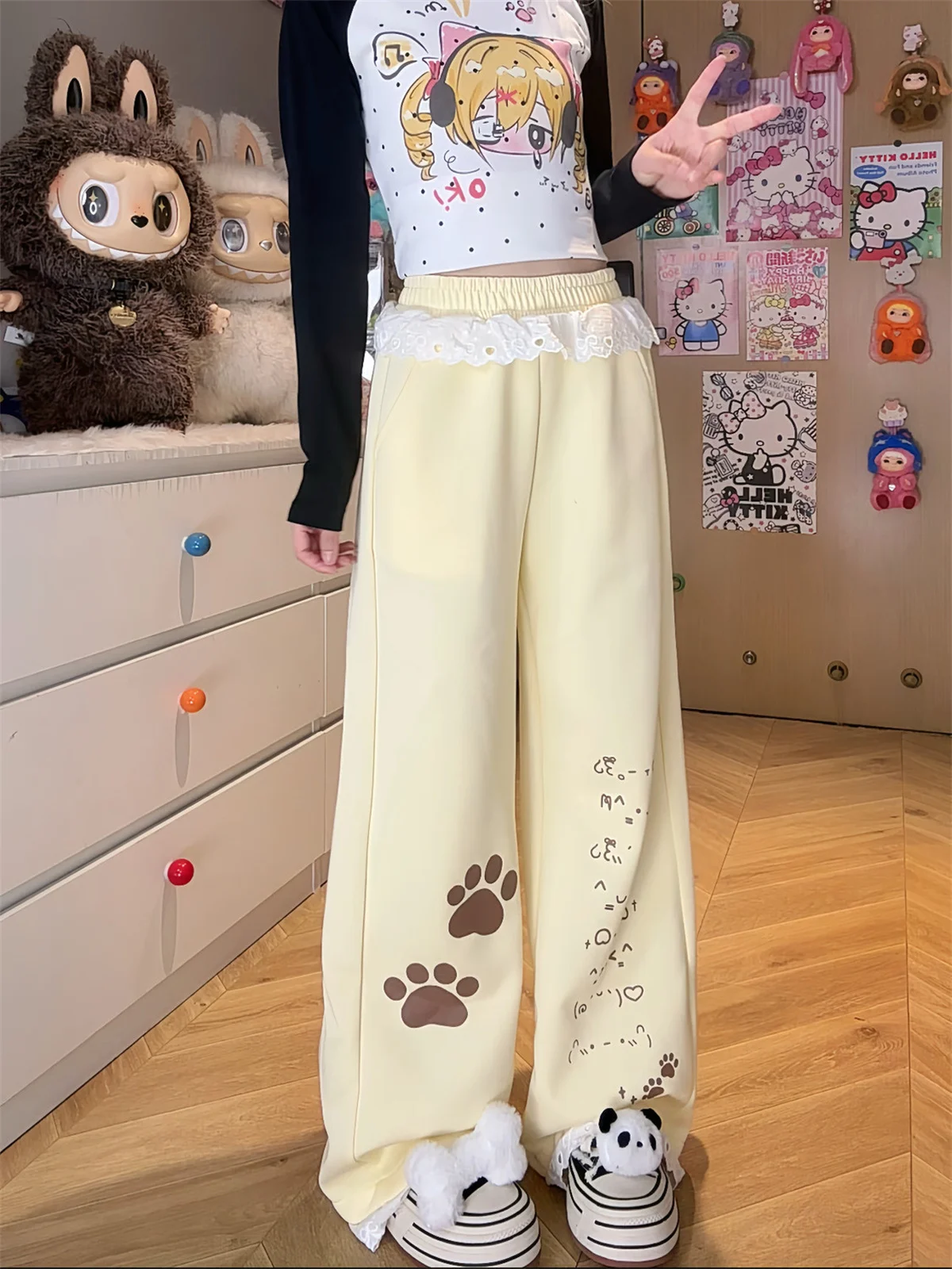 Pantalones Cargo negros a cuadros para mujer, pantalones Punk informales, lápiz gótico, pantalones geniales Harajuku, pantalones holgados de moda Hip Hop para chica para mujer