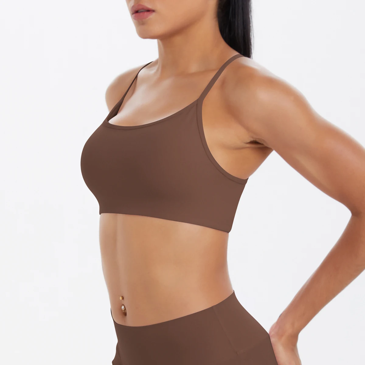 Sujetador deportivo cruzado Sexy para mujer, Top de Yoga para gimnasio, entrenamiento para mujer, sujetador de Yoga para correr, ropa interior deportiva elástica para mujer, camiseta sin mangas para entrenamiento físico