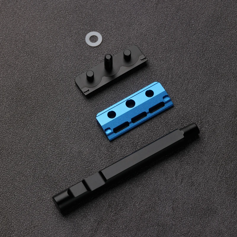 YAQI Color negro y azul Tachi (versión de aluminio) Maquinilla de afeitar de seguridad ligera de un solo filo