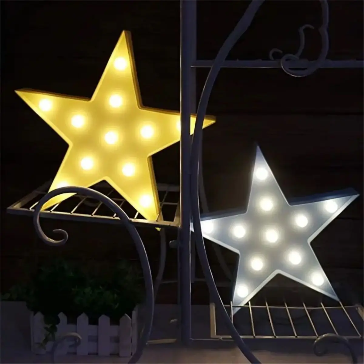 Luz de neón de pentagrama LED roja radiante, decoración de estrellas con pilas para dormitorios y eventos de niñas, acento de pared, 1 ud.