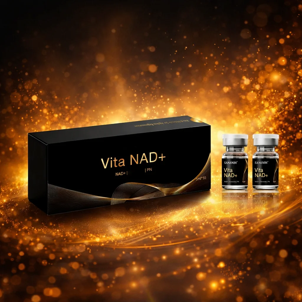 Sanendi NAD+ Pink PDRN, Sérum Facial con Ácido Hialurónico, Esencia Facial con Vitamina Cobre, Péptidos de Colágeno, Set de Cuidado de la Piel Coreano