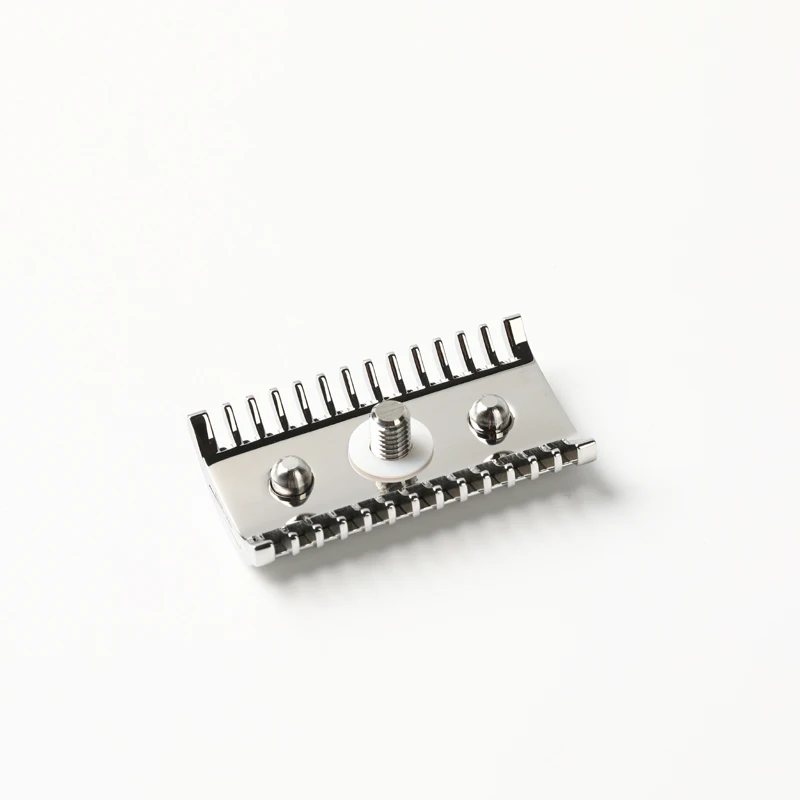 Cabezal de afeitar de seguridad de acero inoxidable pulido Yaqi Lex para accesorios de afeitado