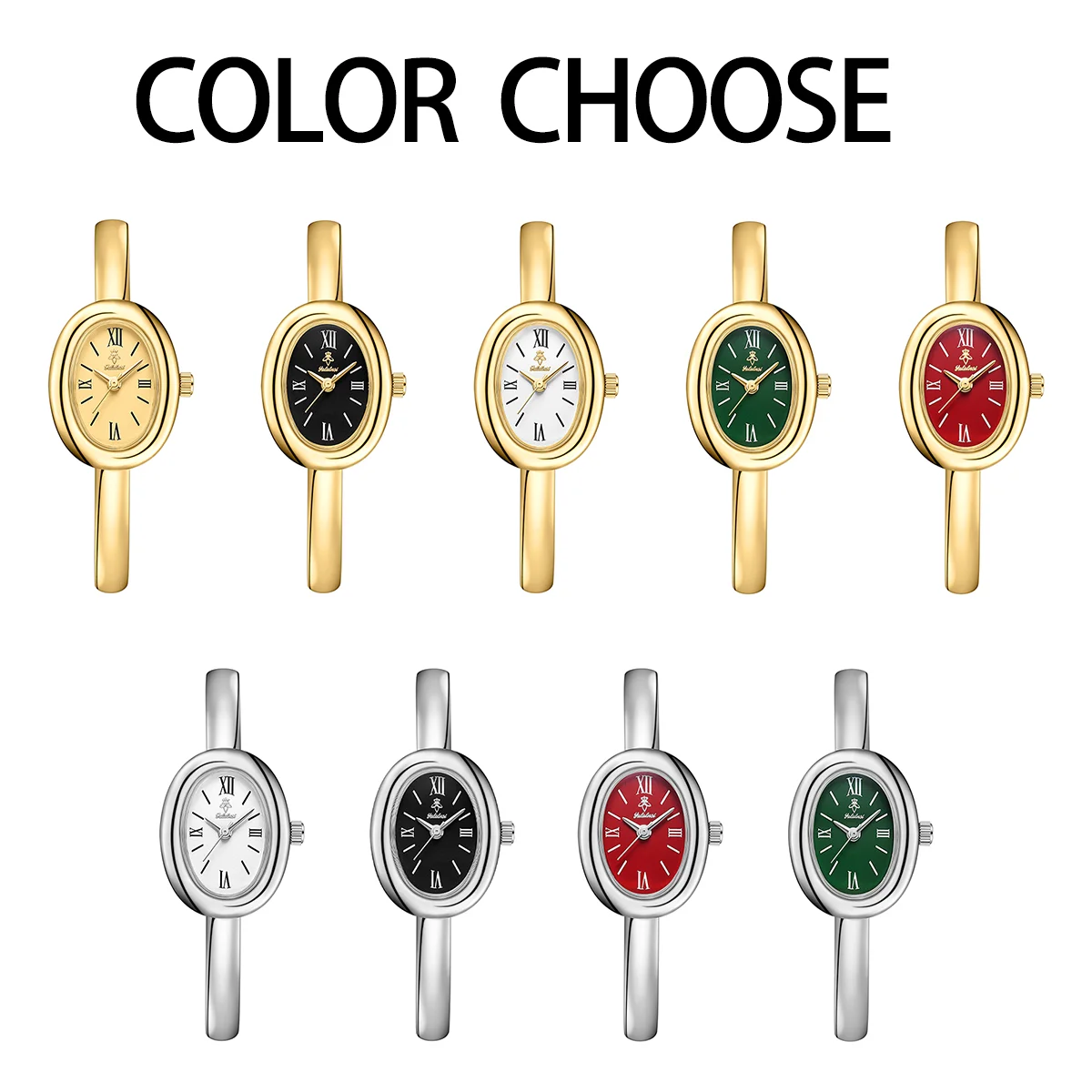 Reloj de pulsera de cuarzo resistente al agua de lujo de la marca YaLaLuSi con diseño minimalista, viene con caja de regalo: regalo perfecto para mujeres
