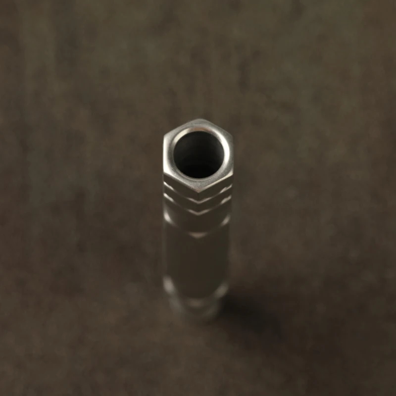 YAQI Mango de Maquinilla de Afeitar de Seguridad de Acero Inoxidable 316 Sólido de 75 mm - Material Premium para una Experiencia de Afeitado Cómoda
