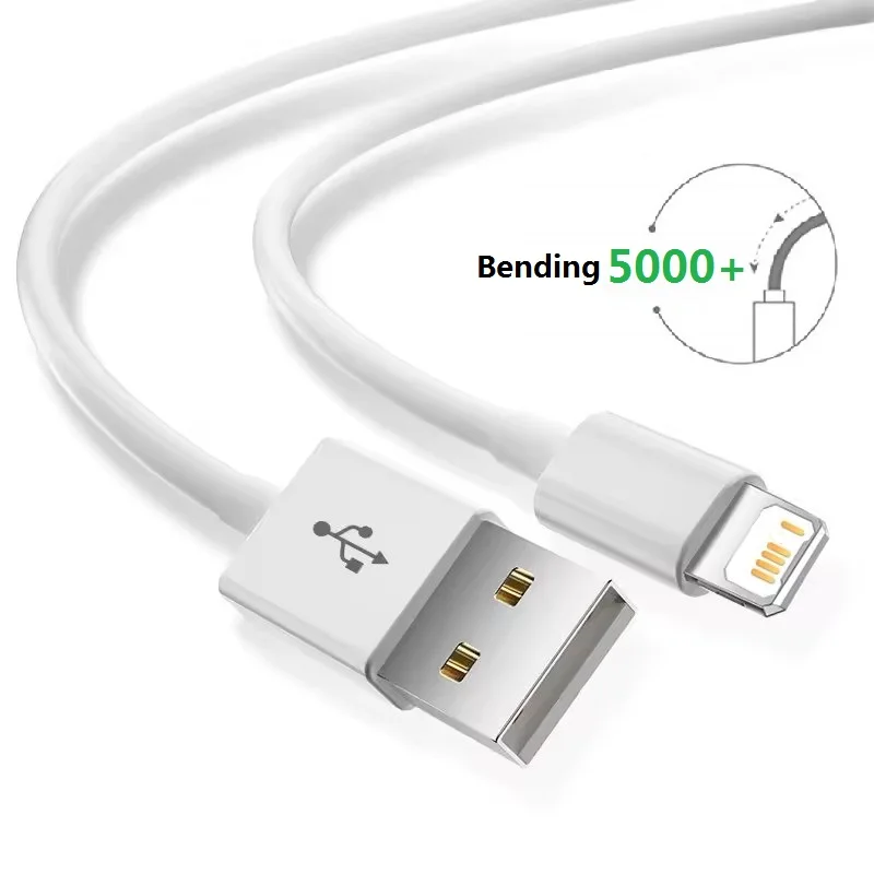 Cable de carga rápida de 30W, 1M, 2M, para Apple iPhone 14, 13, 12, 11 Pro Max, Mini Cable USB C, X, XR, XS, 8, 7, 14 Plus, SE, accesorios para teléfono