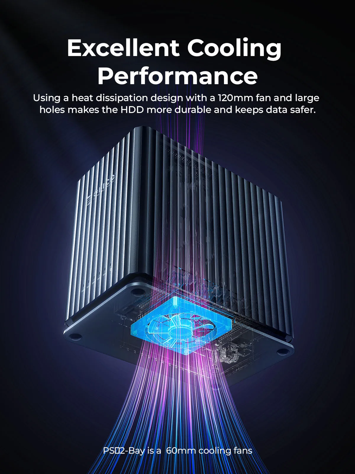 ORICO HDD estación de acoplamiento 2Bay 5Bay tipo C almacenamiento Personal 12V 4A fuente de alimentación diseño silencioso fuerte disipación de calor 3,5"