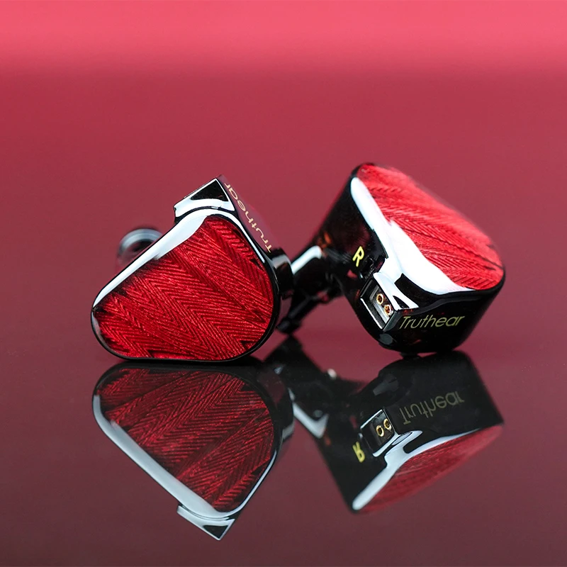 TRUTHEAR X Crinacle ZERO:RED Auriculares intrauditivos con controladores dinámicos duales y cable de 0,78 mm con 2 pines