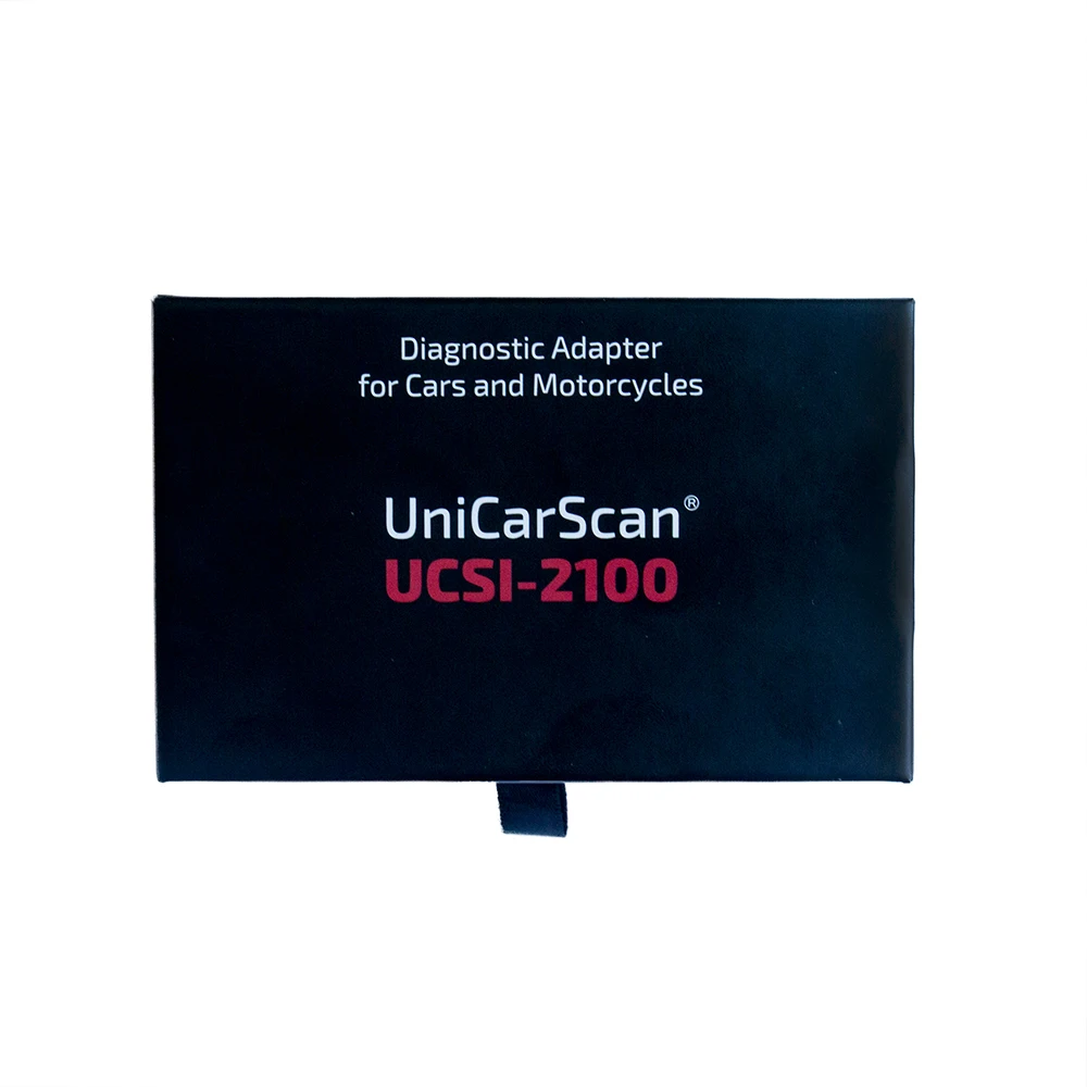 UniCarScan-adaptador Bluetooth UCSI-2100 para Motoscan, Bimmercode, TuneECU, BMW, motocicleta, vehículo