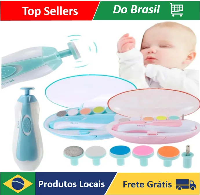Lijadora de uñas para bebé, recortadora eléctrica, cortadora C/6, tienda de Neverdie