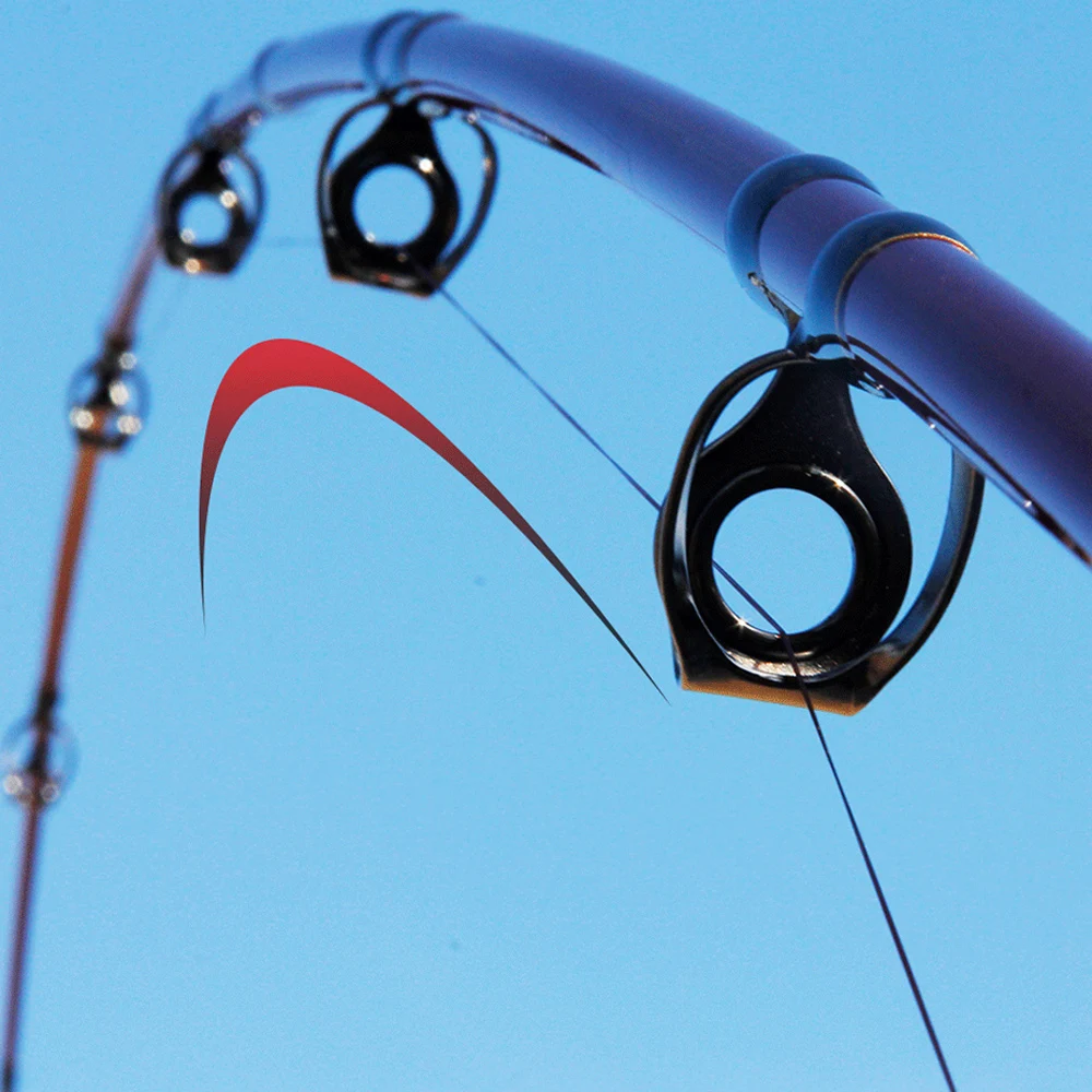 Caña de pescar de fibra de alto carbono, potencia máxima de 30kg, 1,8 m, 2,1 m, 2,4 m, caña de pescar de Jigging lento para barco de mar, 3 secciones, agua salada del océano