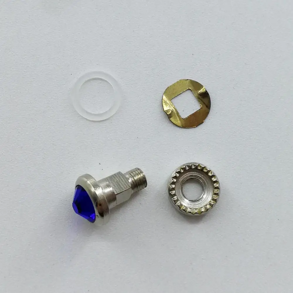 Lote de 100 Piezas en Caja, Kit de Reparación de Tijeras, Tornillos para Tijeras de Peluquería