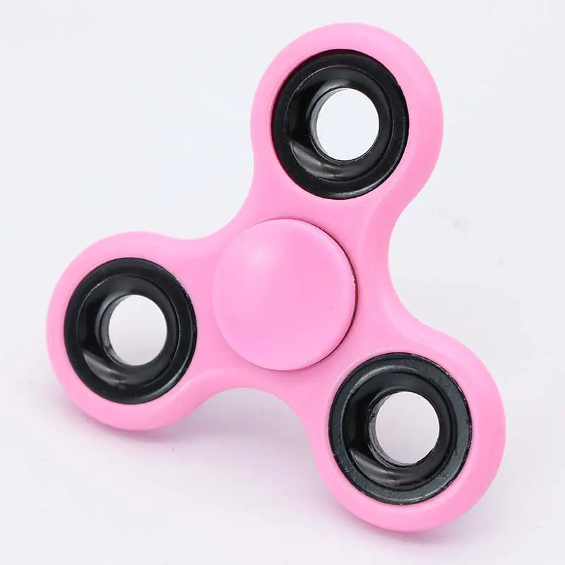 ABS Fidget Spinner EDC Spinner para autismo TDAH Anti estrés Tri-Spinner alta calidad adultos niños juguetes divertidos
