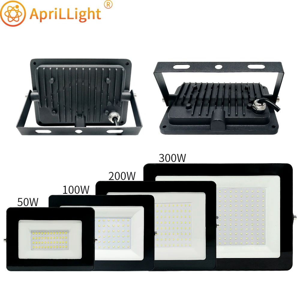 Reflector LED 300W 200W 100W 50W AC 220V lámpara de proyector IP67 Reflector foco led exterior iluminación exterior foco luz de inundación